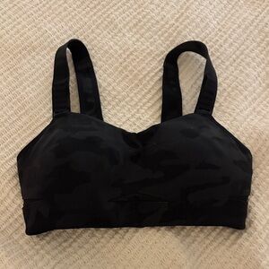 lululemon athletica Black Patterned Sports Bra